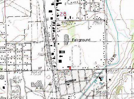 Cadillac Fairgrounds - Topo Map